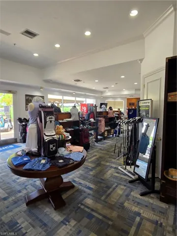 Pro shop on site