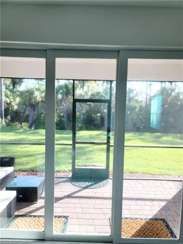 View of doorway to outside