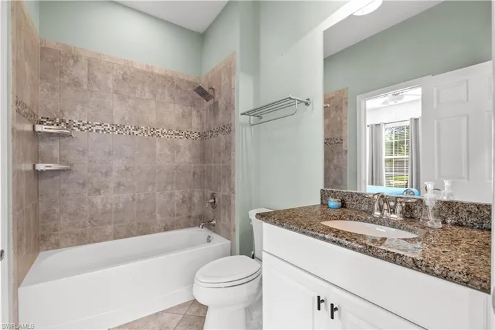 Hall Bathroom with access to 2nd bedroom too!