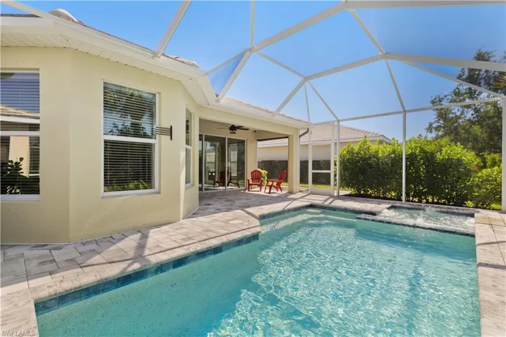 Your own private pool and spa with SMART controls and steps from your living room.