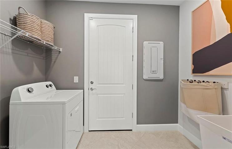 Photo of furnished model, options may vary.