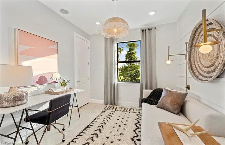 Photo of furnished model, options may vary.