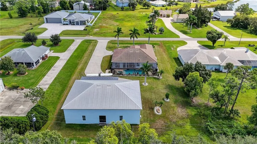 Aerial view of property