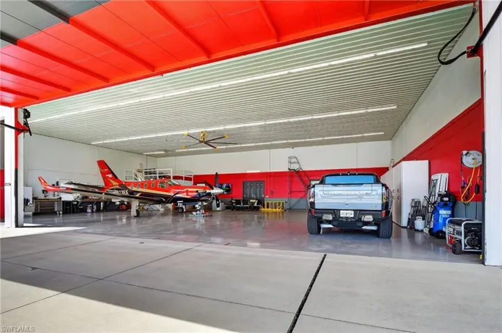 View of inside Hangar3,500sf