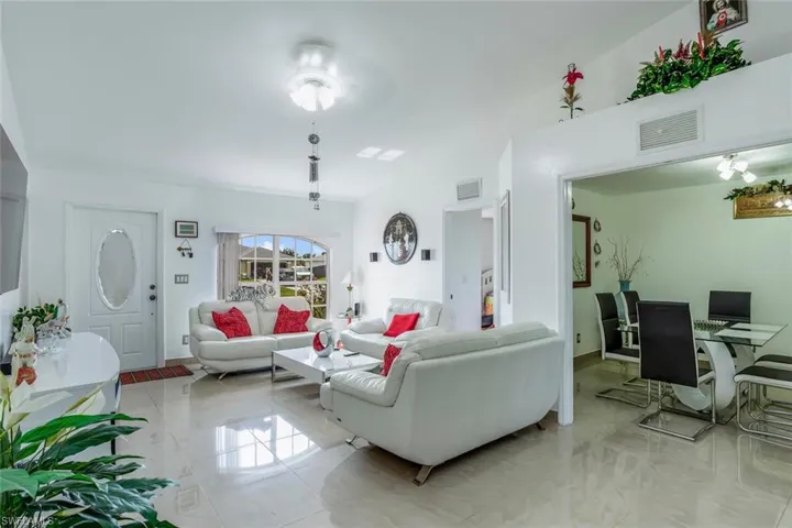View of living area