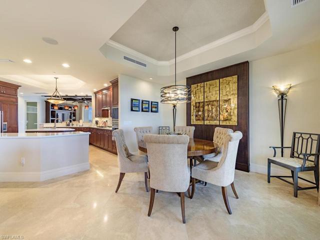 You have options - formal dining room, outdoor dining or a casual breakfast bar.