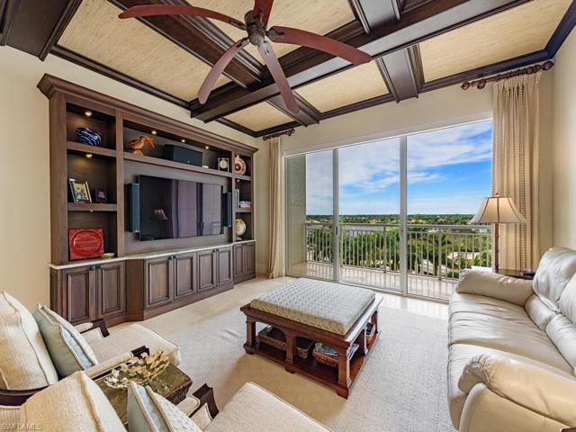 Comfortable family room with east facing balcony.