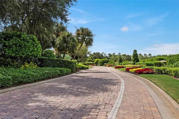 View of brick paver entry way
