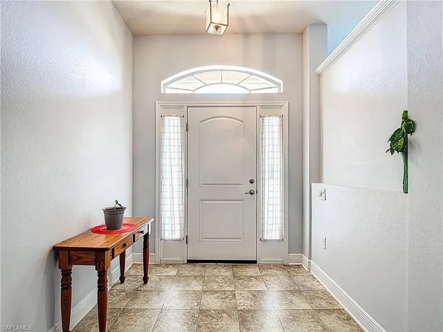 The entrance foyer greets you to this spacious home!