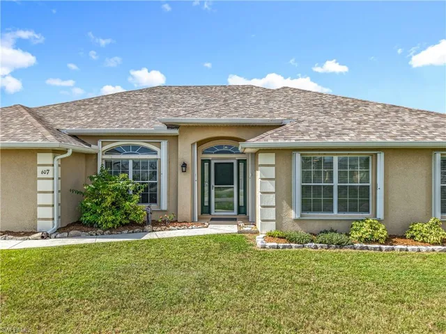 Accordion shutters for storm protection on all windows and gutters all around....