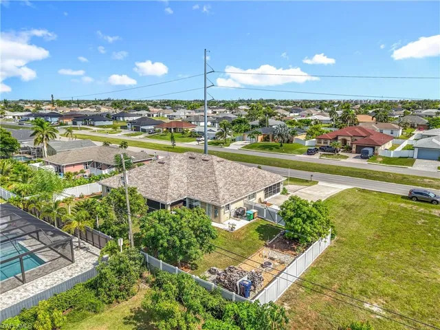 Neighborhood aerial view.