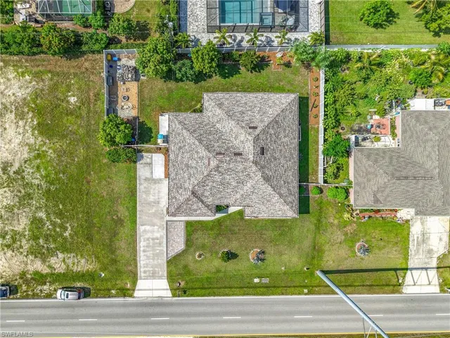 Aerial roof top view.  Roof replaced 2022 ---- After Hurricane Ian