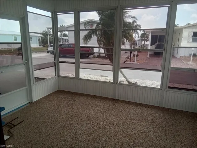 Inside of new screen enclosure lanai