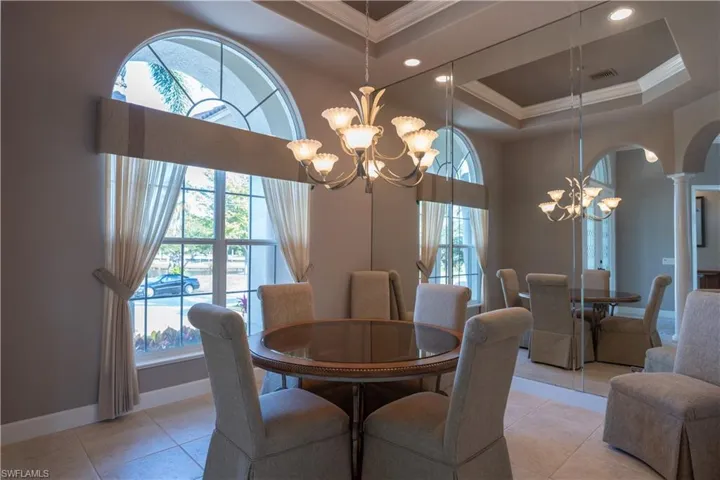 Dining Room with a Park View!