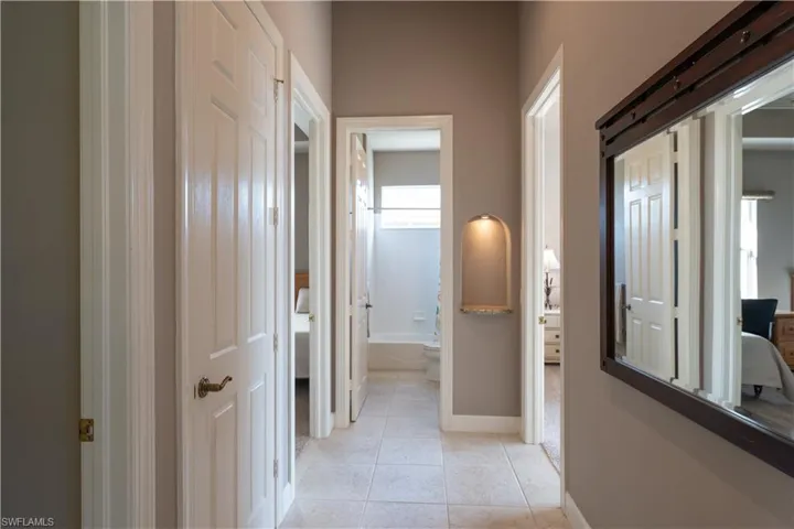 Handsome Hallway with Architectural Niche!