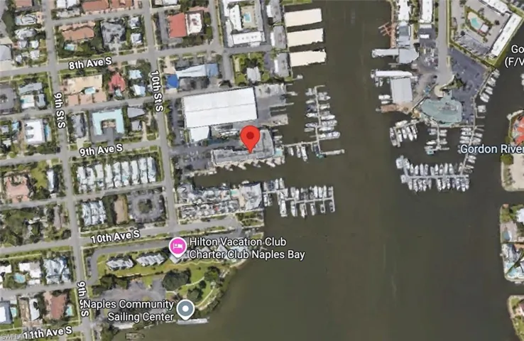 Aerial map of property and surrounding area