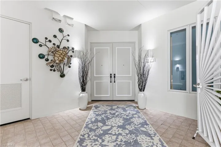 View of entrance foyer