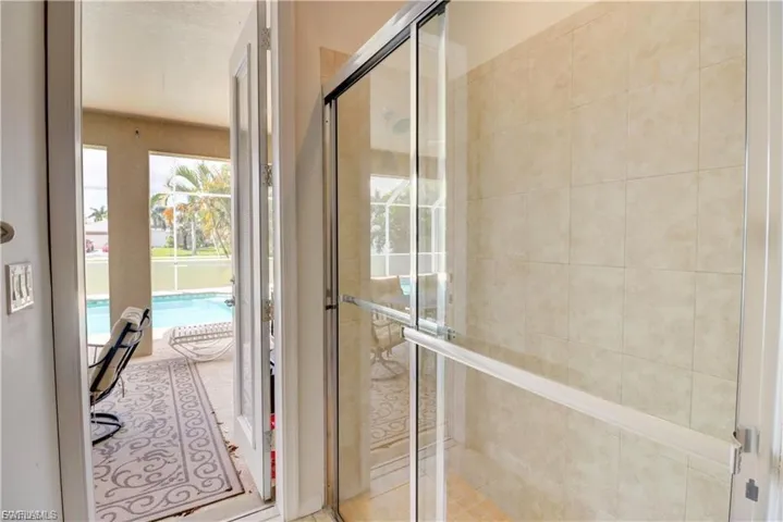 View of doorway to outside