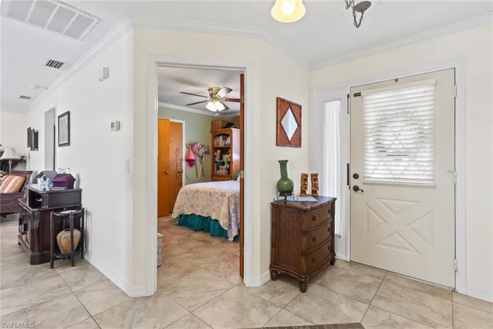 Foyer and Guest Bedroom