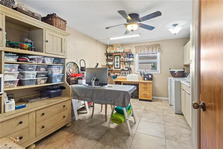 Hobby Room and Laundry Room