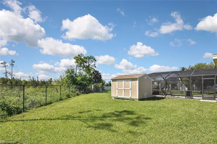 Large shed, new, on foundation