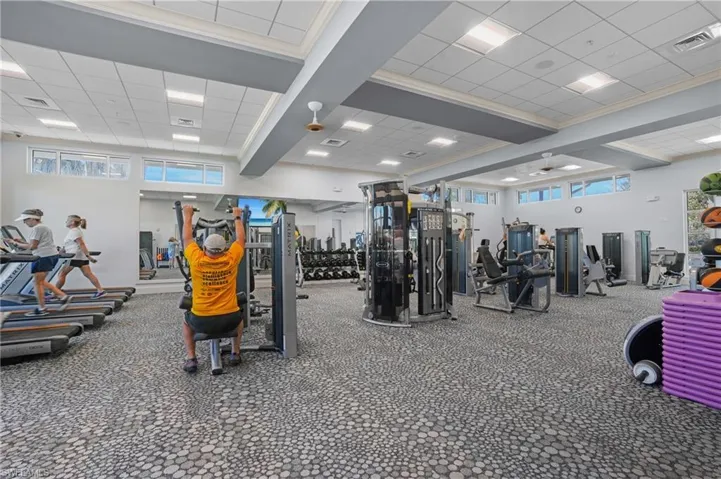 Well-appointed fitness center