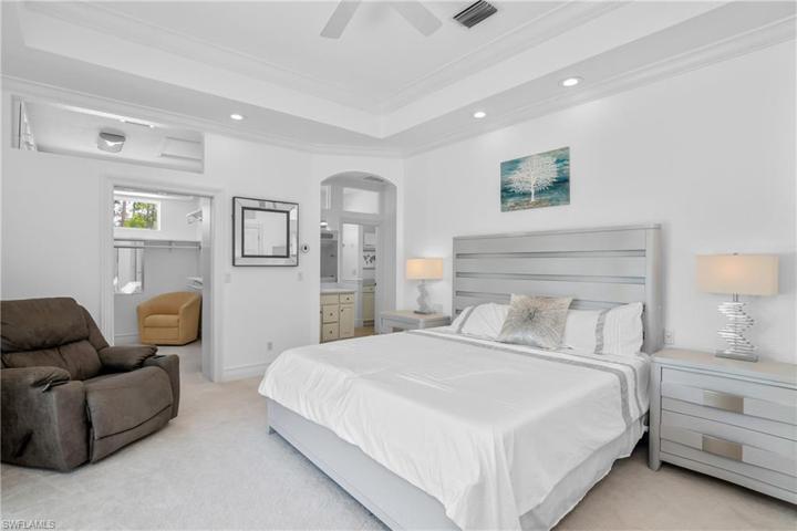 Second floor primary suite