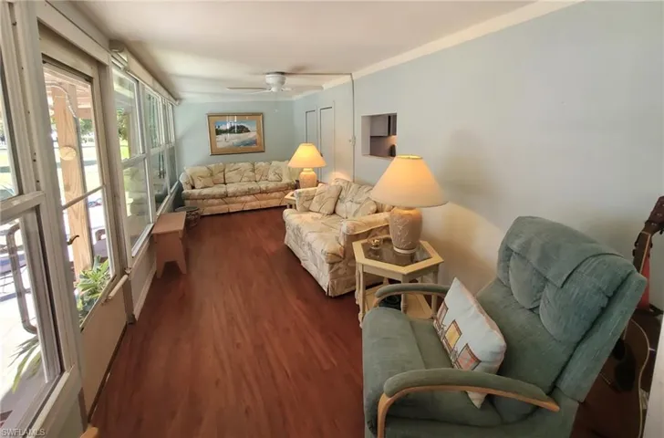 The Florida room is a lovely place to relax and enjoy sunny days and balmy nights!