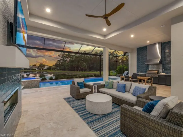 Gorgeous sunset views and spacious under cover lanai with panoramic views