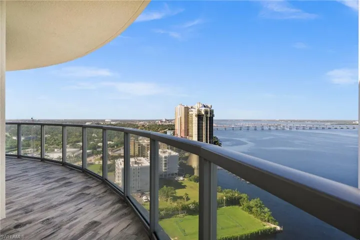 Just step outside on your huge lanai from the bedroom and enjoy the water views!