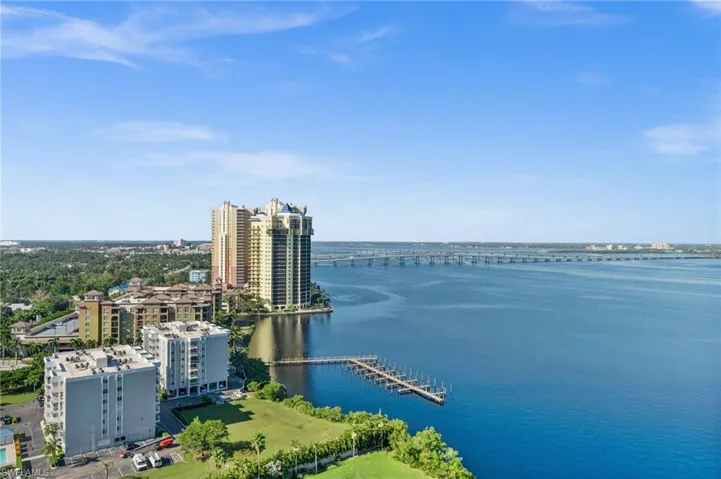 Drone / aerial view featuring a water view from your bedroom!