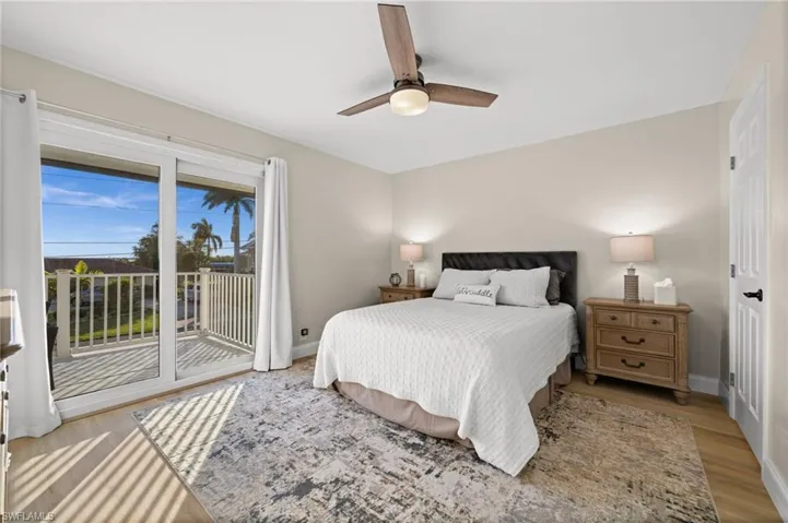 2nd Level - Second Primary Suite with Private Access to Bay Front Balcony