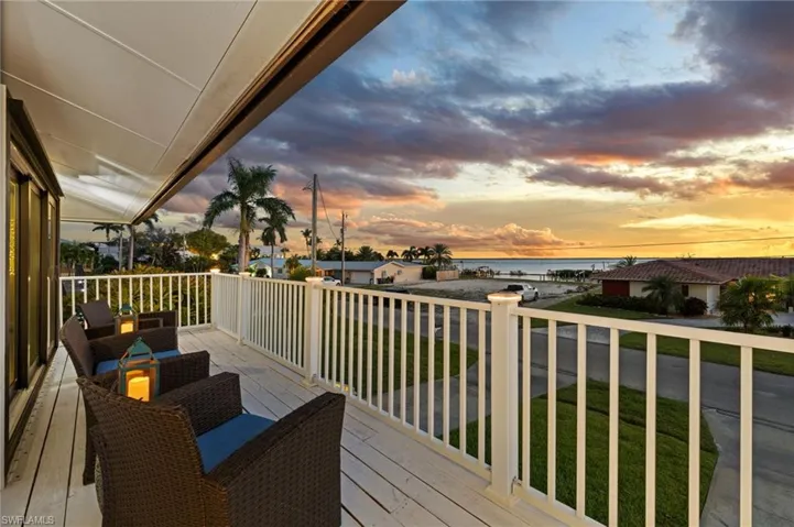 2nd Level - Bay Front Facing Balcony