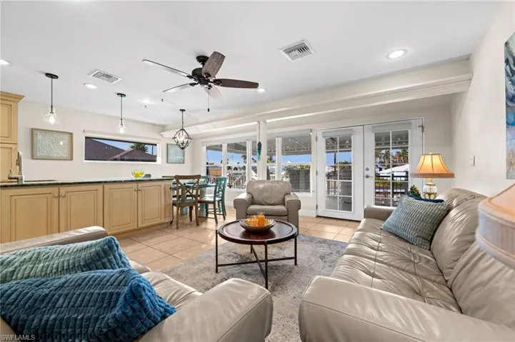 Great Room with Canal Views