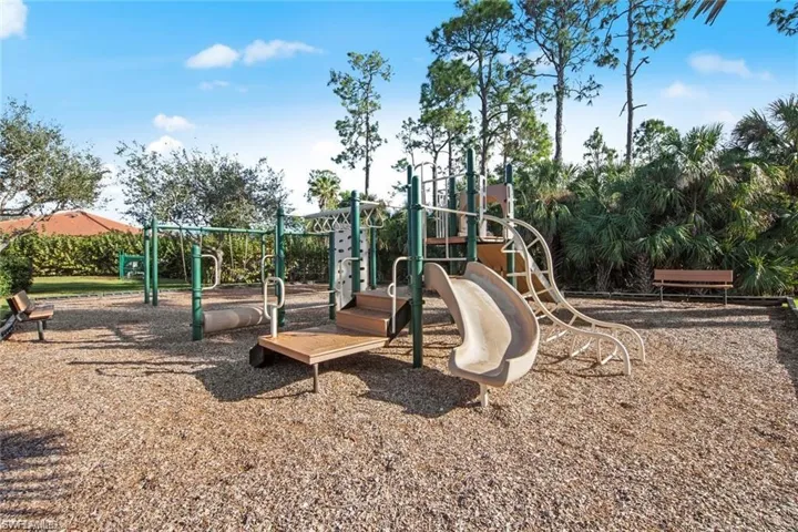View of community jungle gym