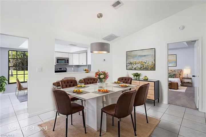 Dining Area - Virtually Staged