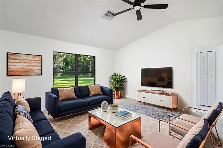 Living Area - Virtually Staged