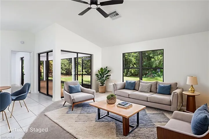 Living Area - Virtually Staged