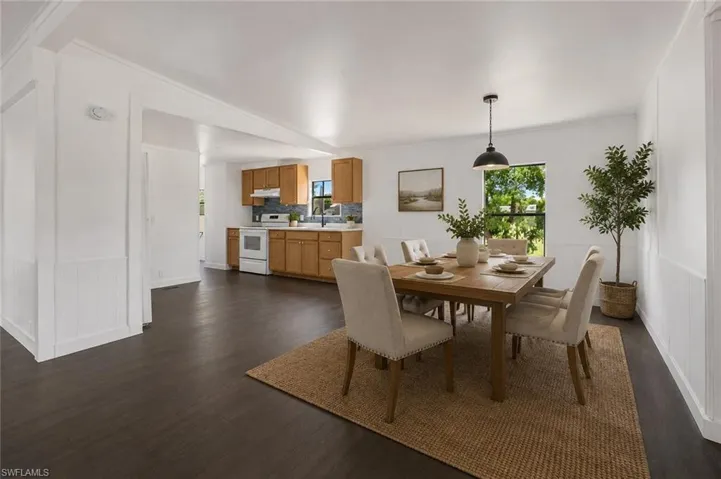 AI-generated virtual staging for illustration purposes only. Furniture and décor shown are not included with the property.