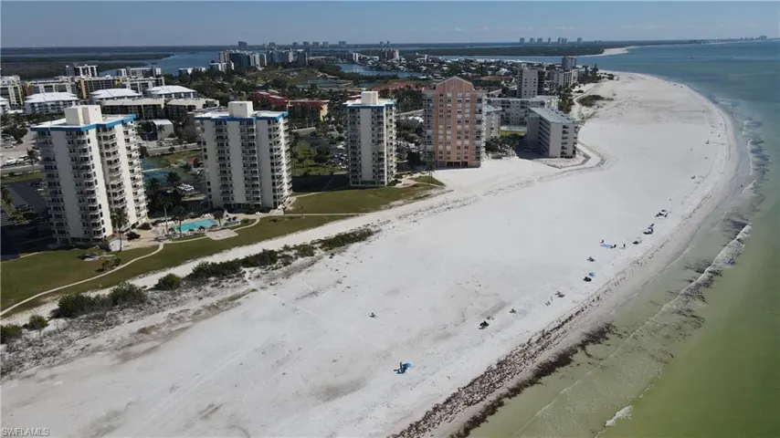 Aerial view of Estero Beach and Tennis Club