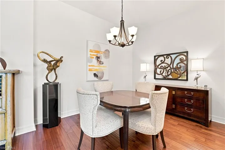 Formal dining room or entertainment center.