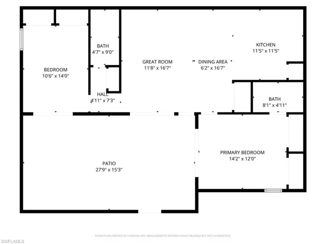 View of room layout - Provided by third party