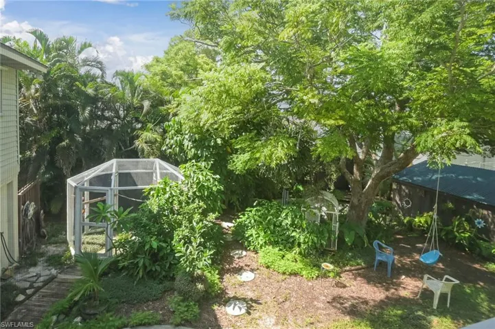 Walk-in Aviary with Large Shade Trees