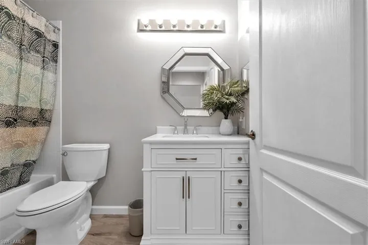 Guest Bath with new cabinetry