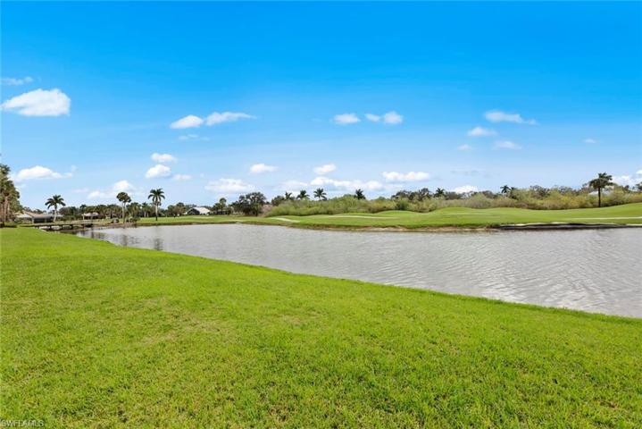 Lake and golf course looking to rear / left of building