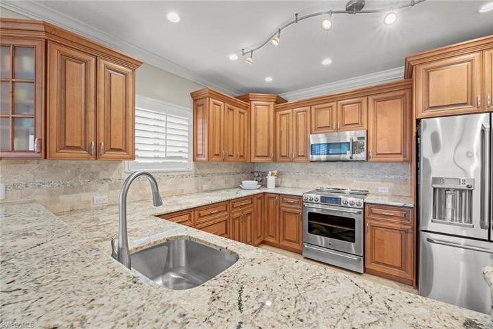 Ample cabinetry and counter space