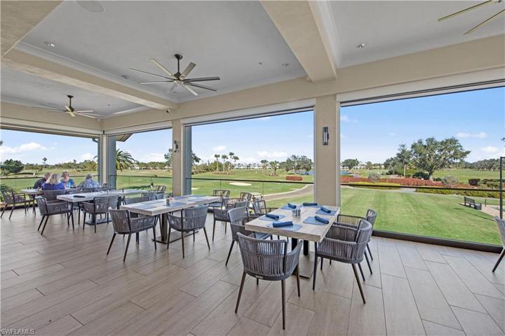 Outside dining with a view