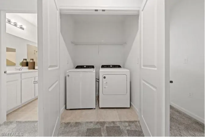 Photos are from interior of a model home. Illustration purposes only. Options may vary.