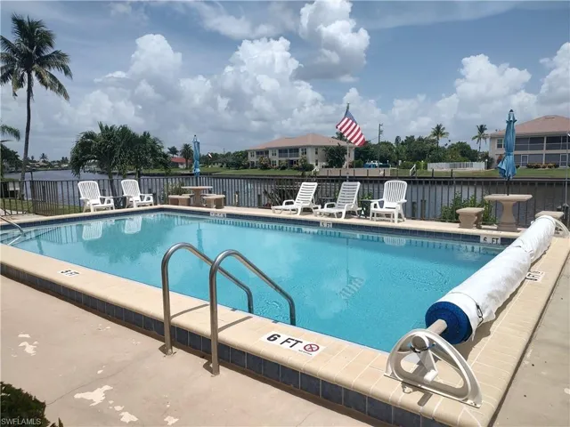 View of pool