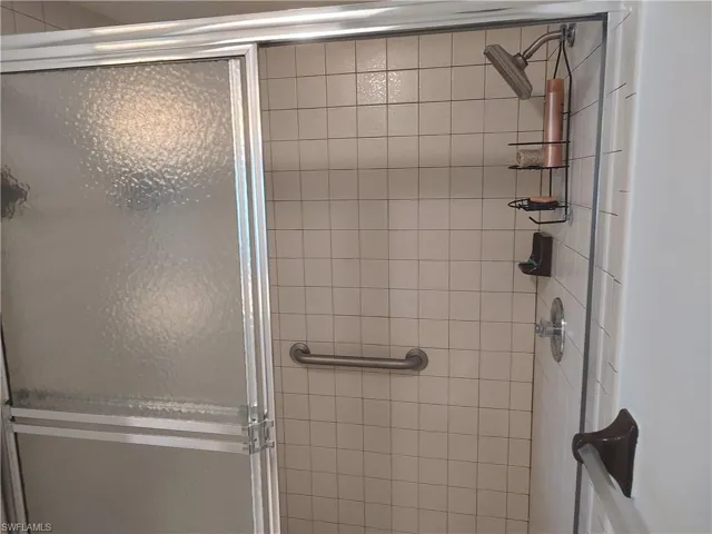 Bathroom with walk in shower